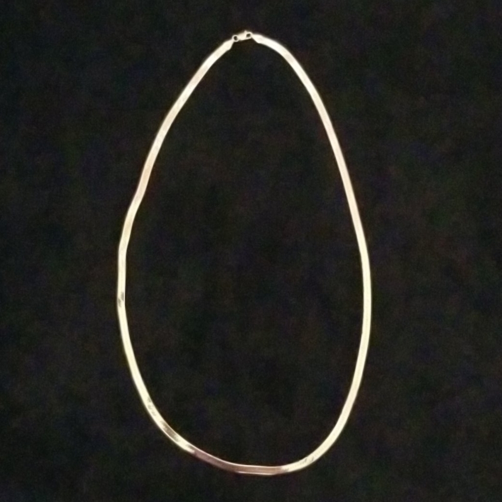 925 MBC Made in Italy Herringbone necklace.